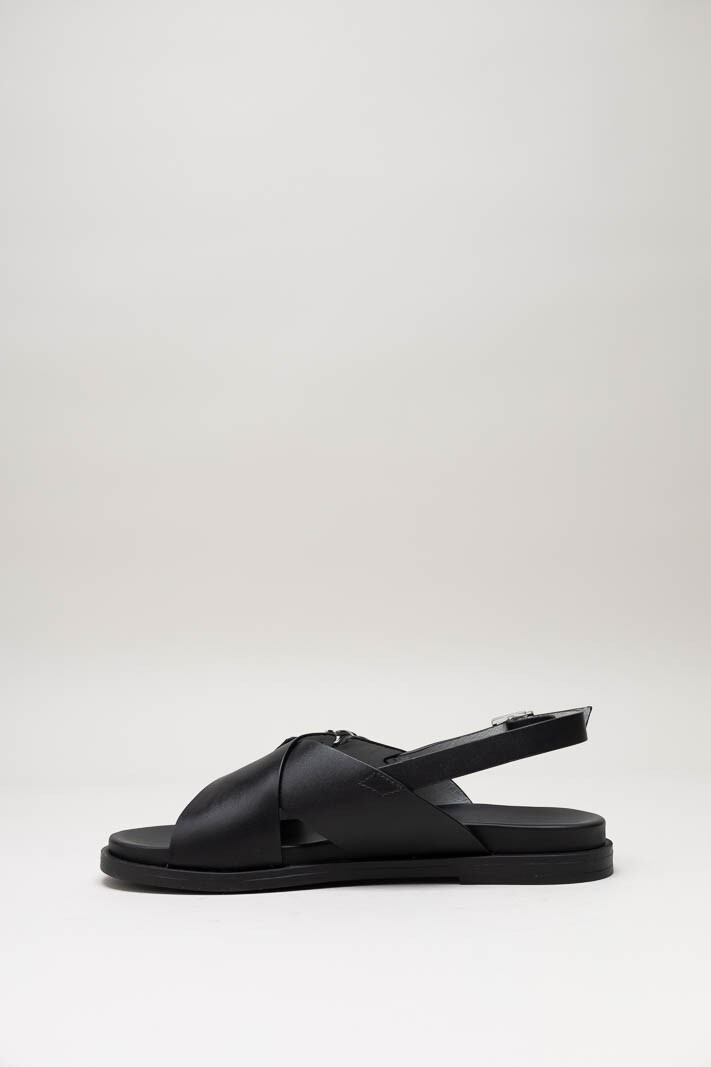 Zwart Sandaal plat image