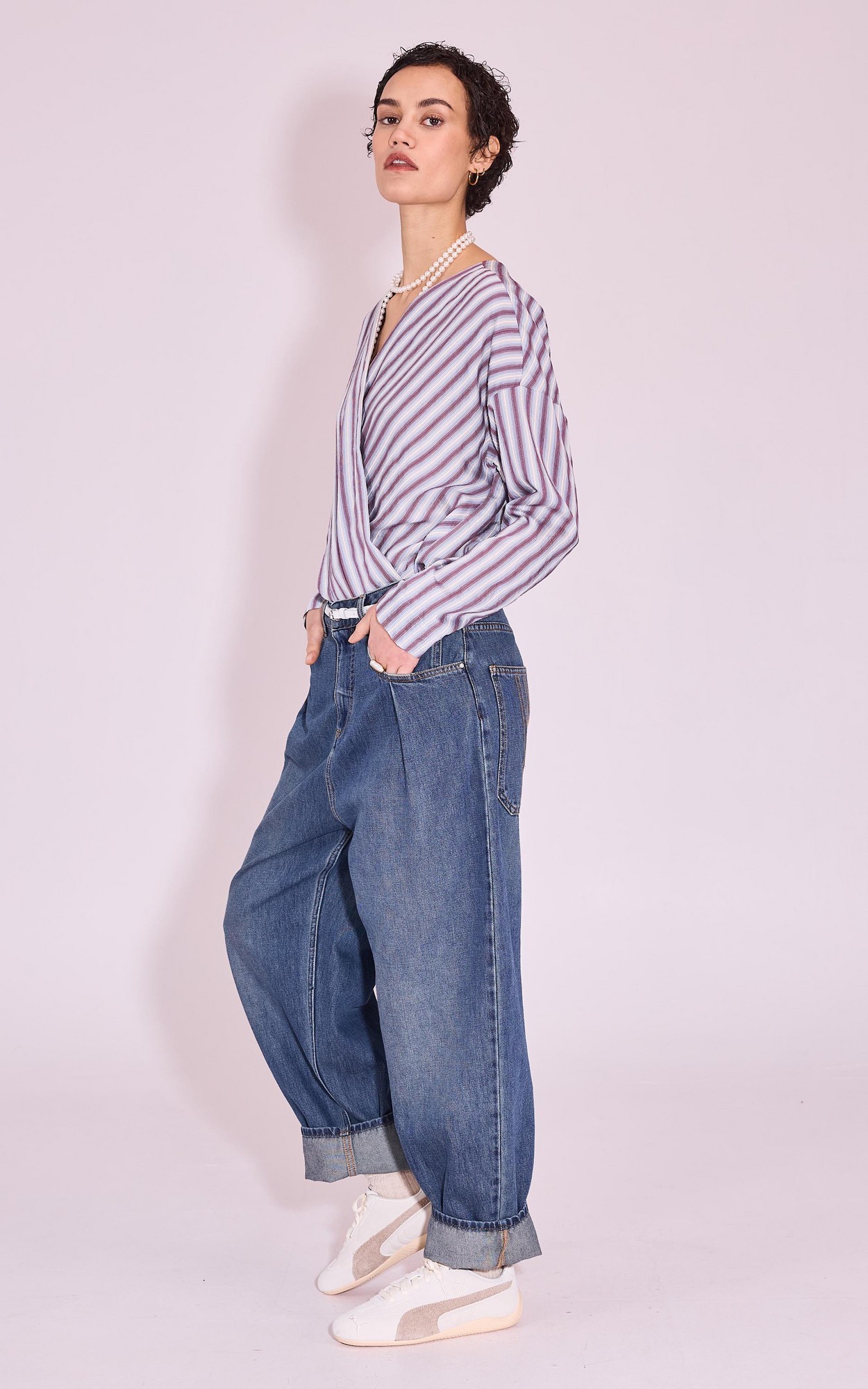 Blauw Jeansbroek image