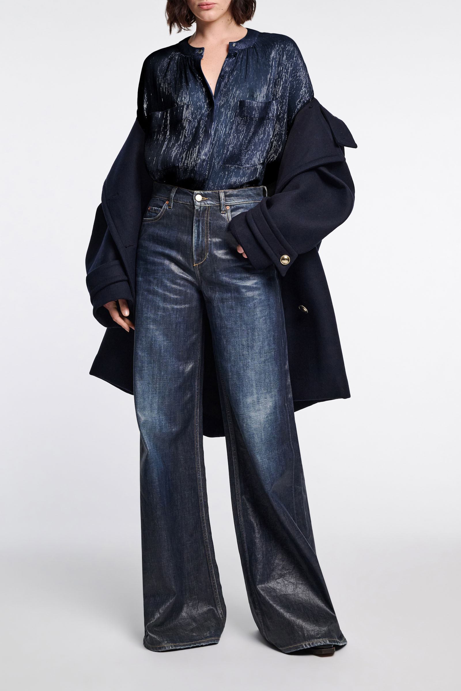 Blauw Blouse