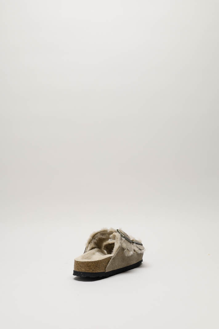 zoom in on Taupe Slipper image Taupe Slipper image