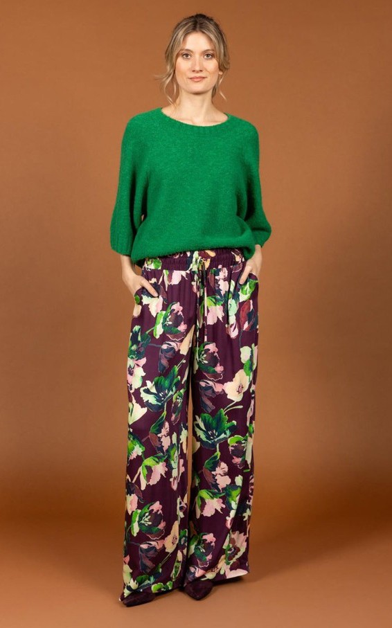 Aubergine Broek