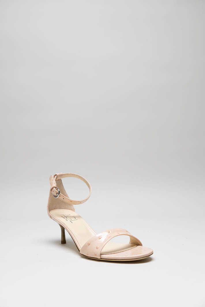 Nude Sandaal hak