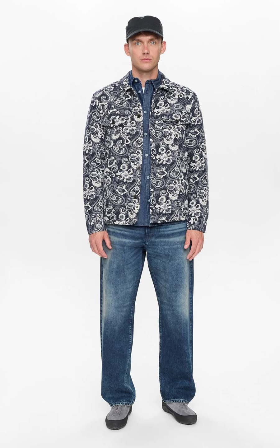 Blauw Overshirt image