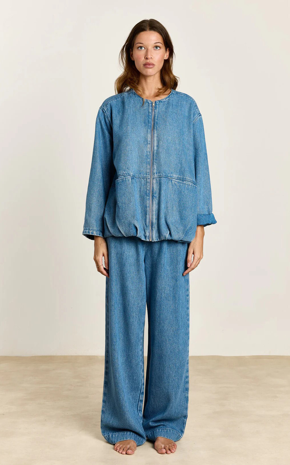 Blauw Jeansbroek image