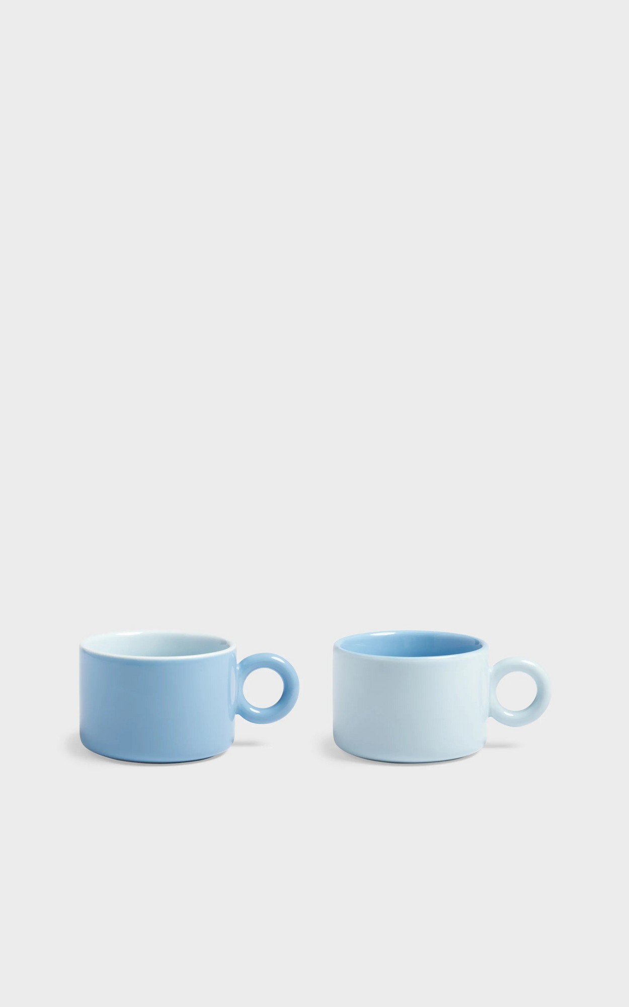 Blauw Servies en glazen image