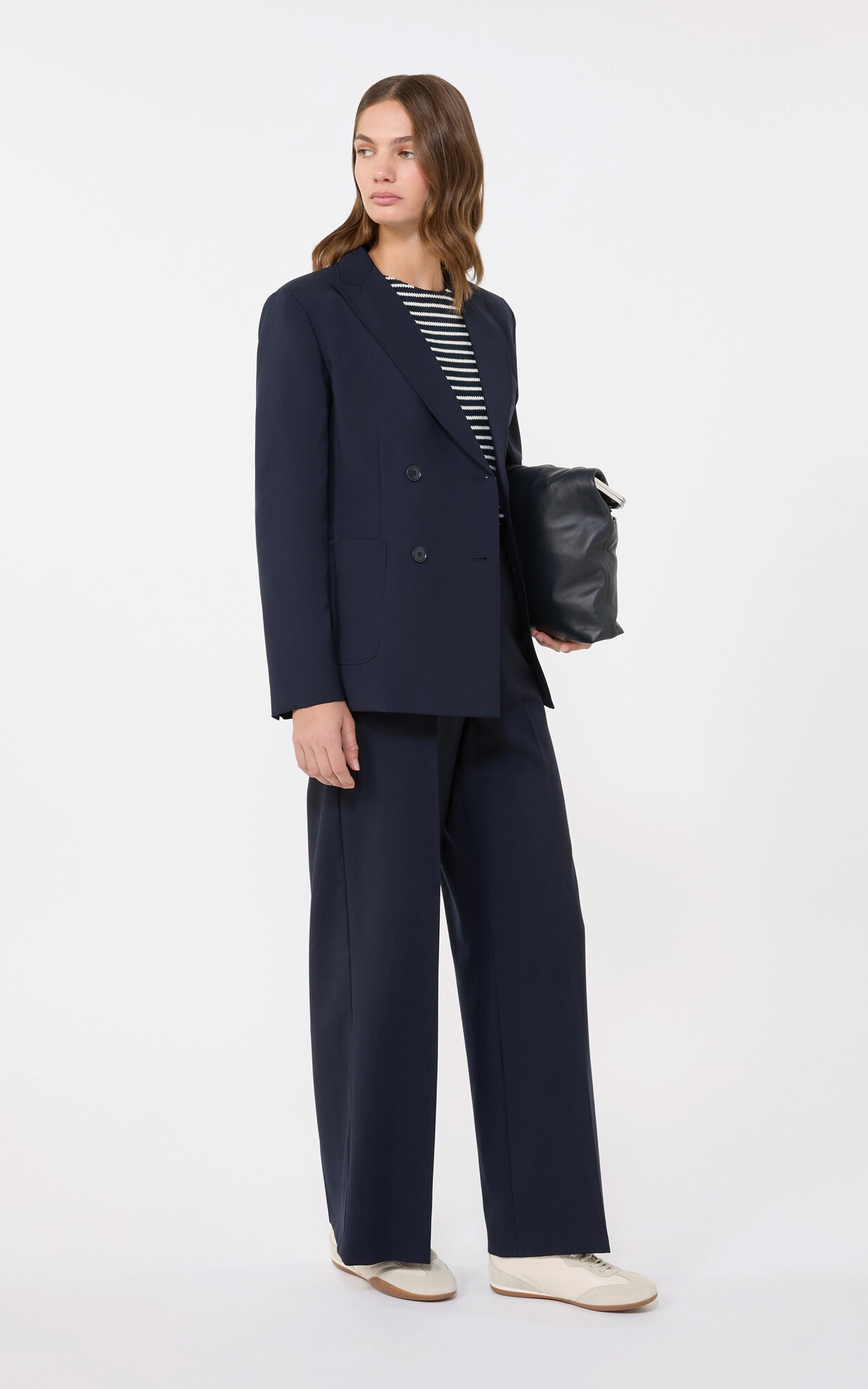 Marineblauw Broek