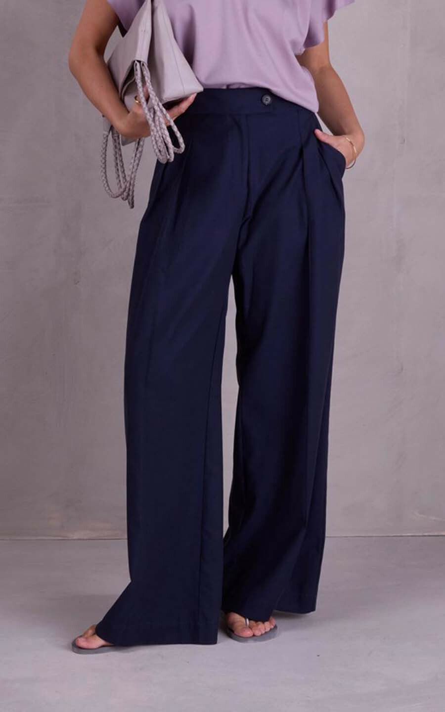 Donkerblauw Broek image