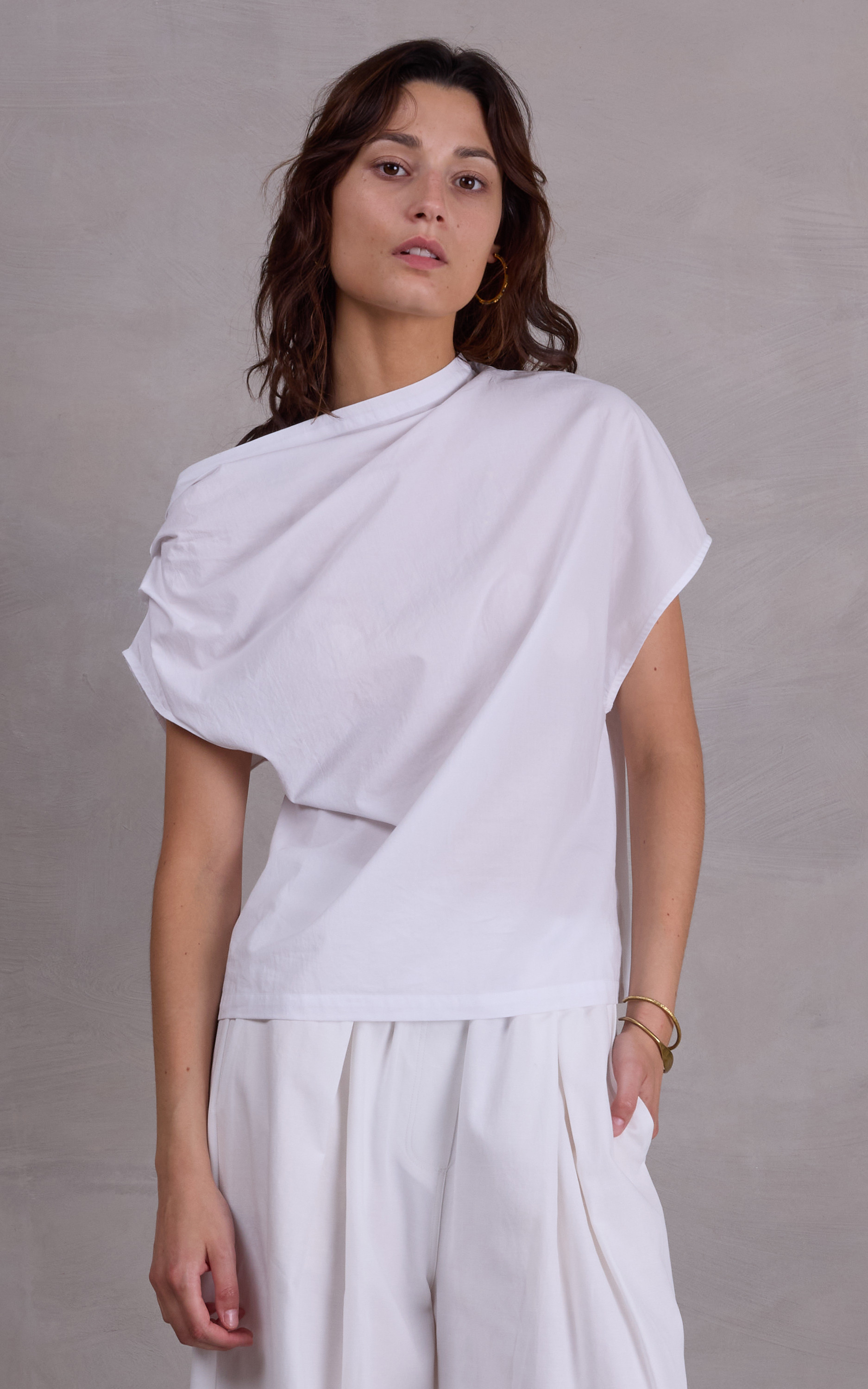 Wit T-shirt/top