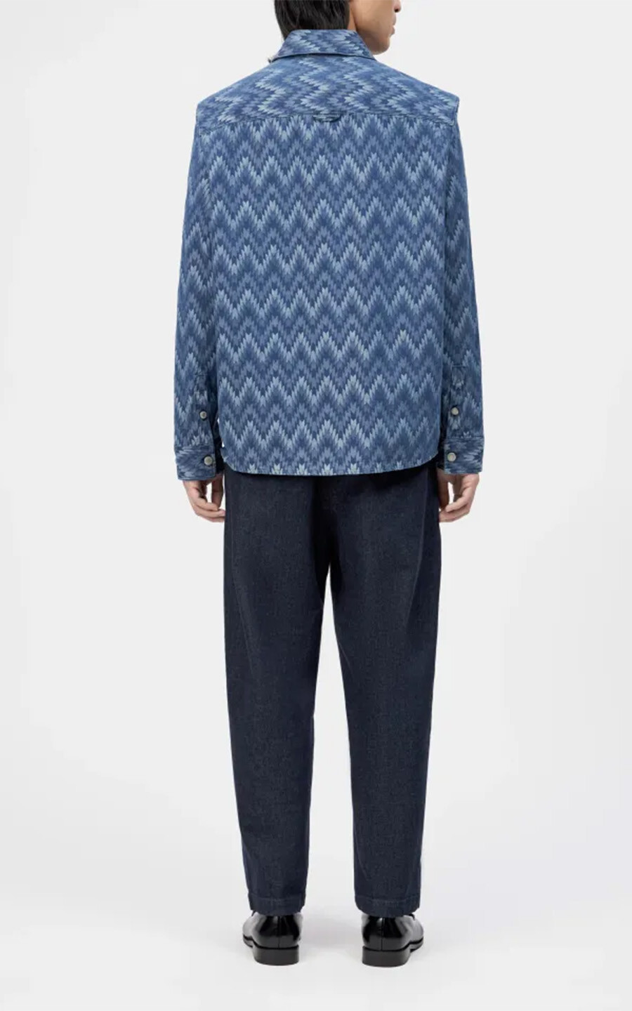 Blauw Overshirt