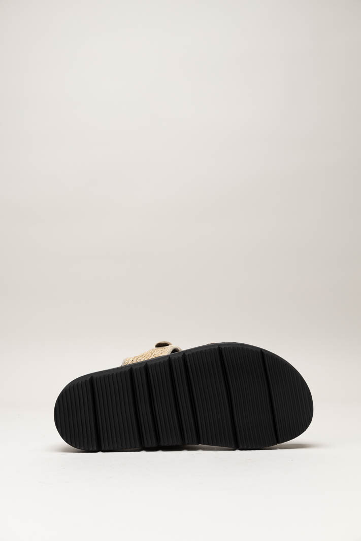 Beige Sandaal plat image