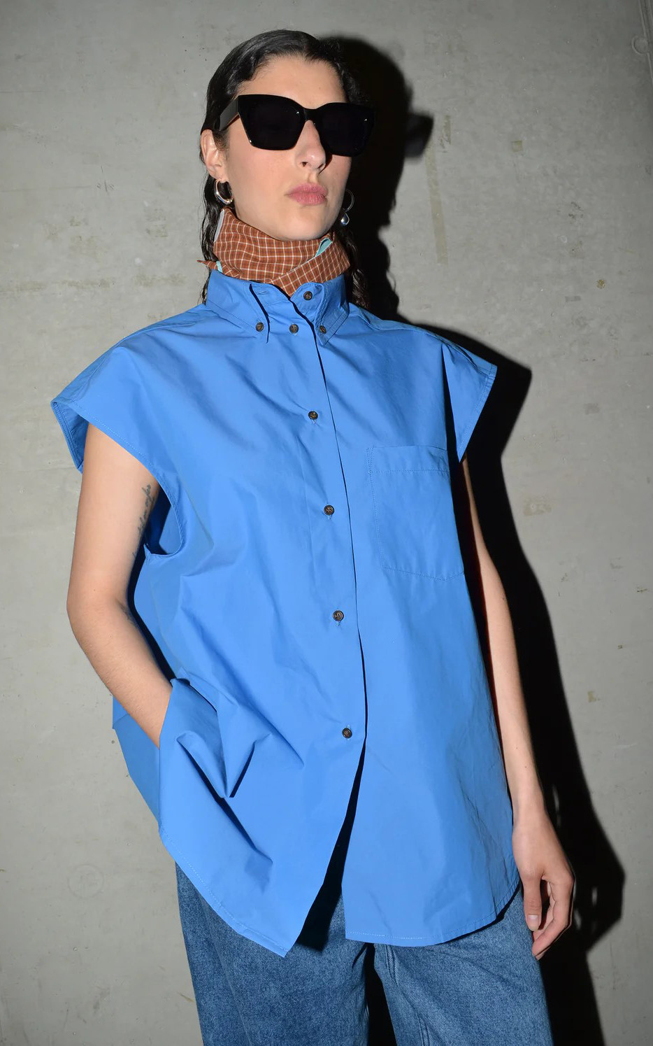 Blauw Blouse