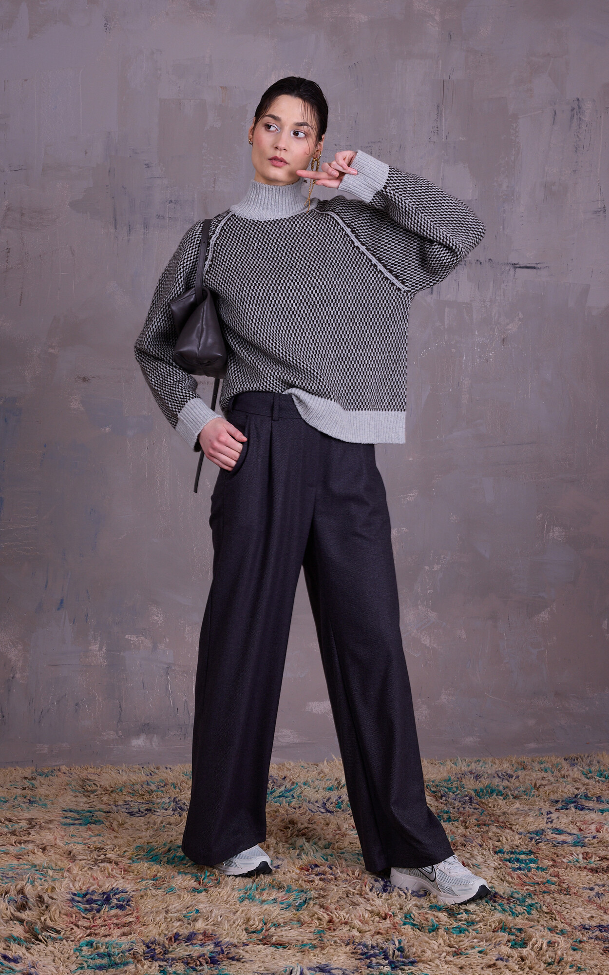 zoom in on Donkerblauw Broek image Donkerblauw Broek image