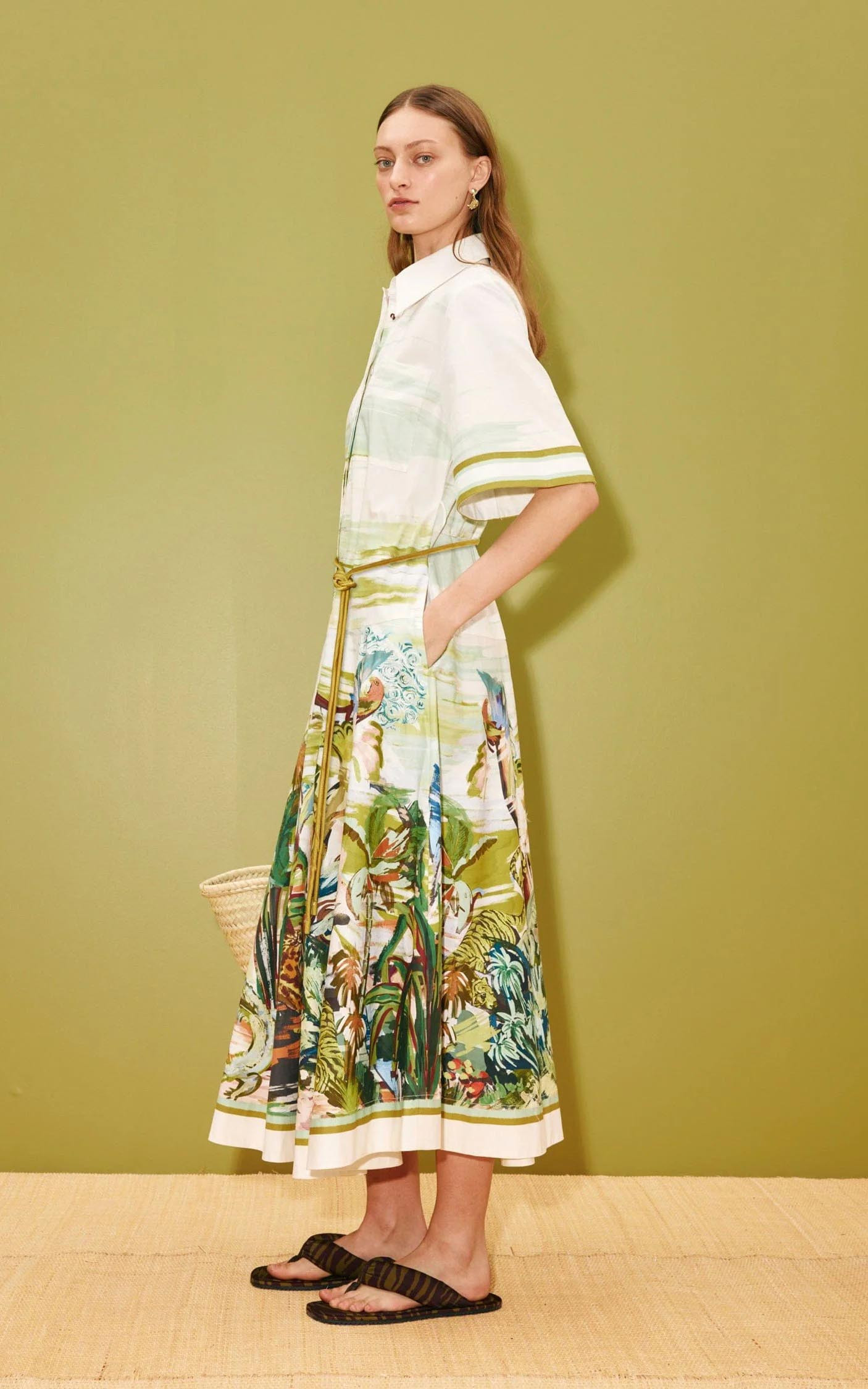 Multi wit Jurk image