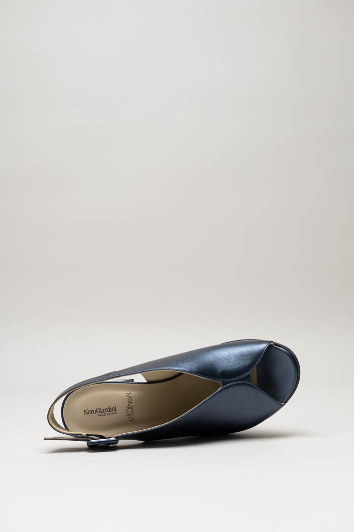 Donkerblauw Sandaal hak image