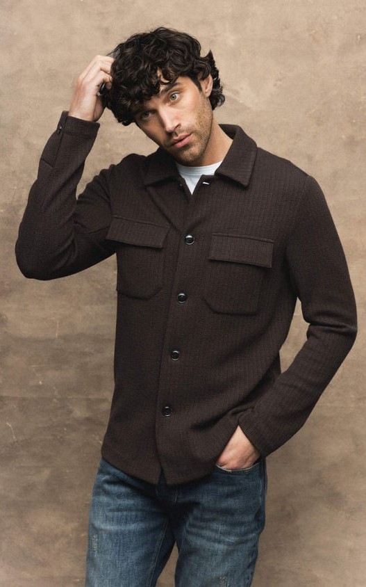 Donkerbruin Overshirt
