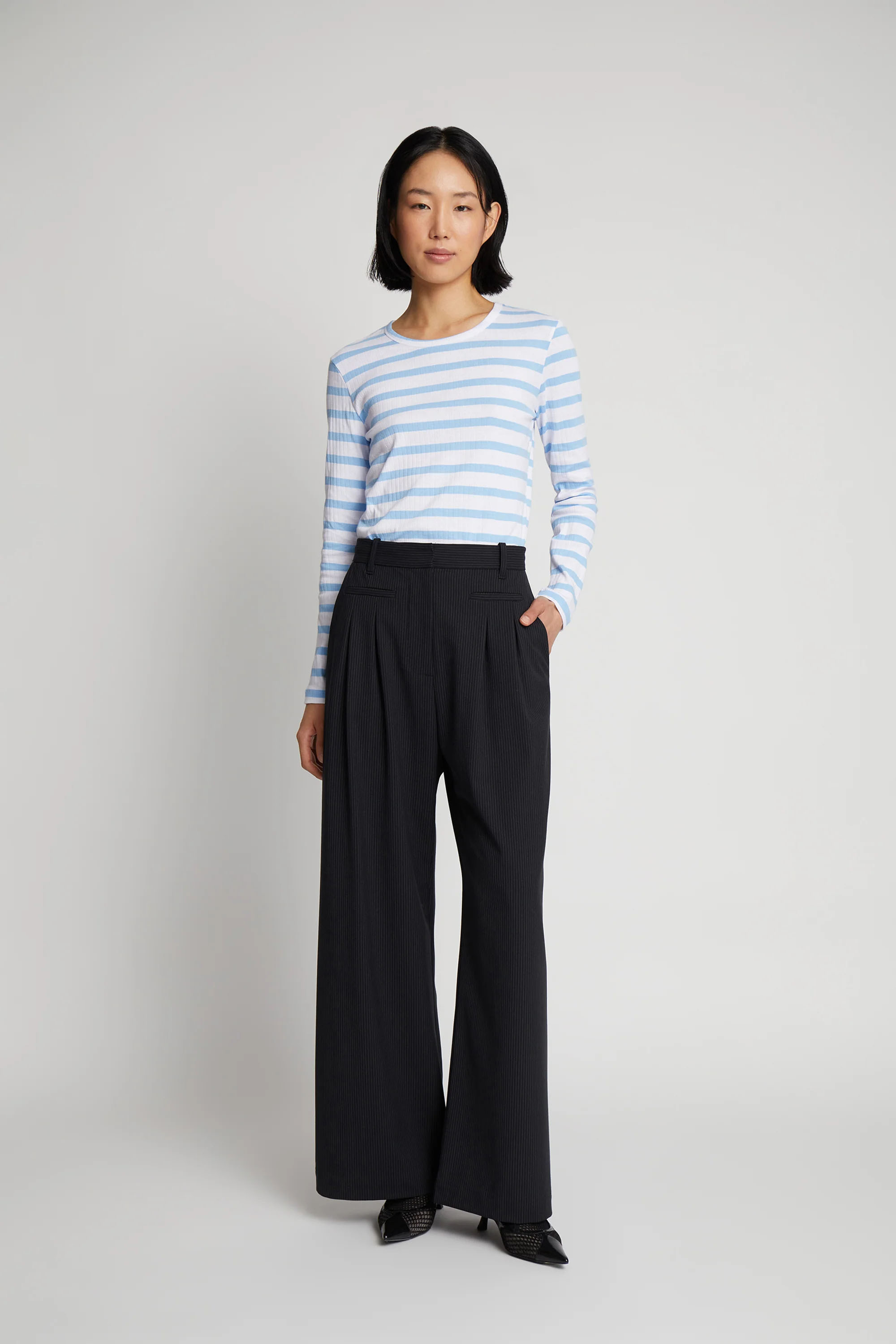 Blauw T-shirt/top