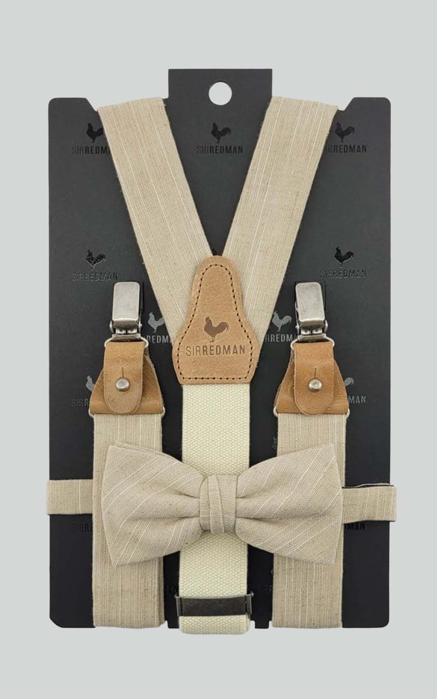 Beige Bretellen