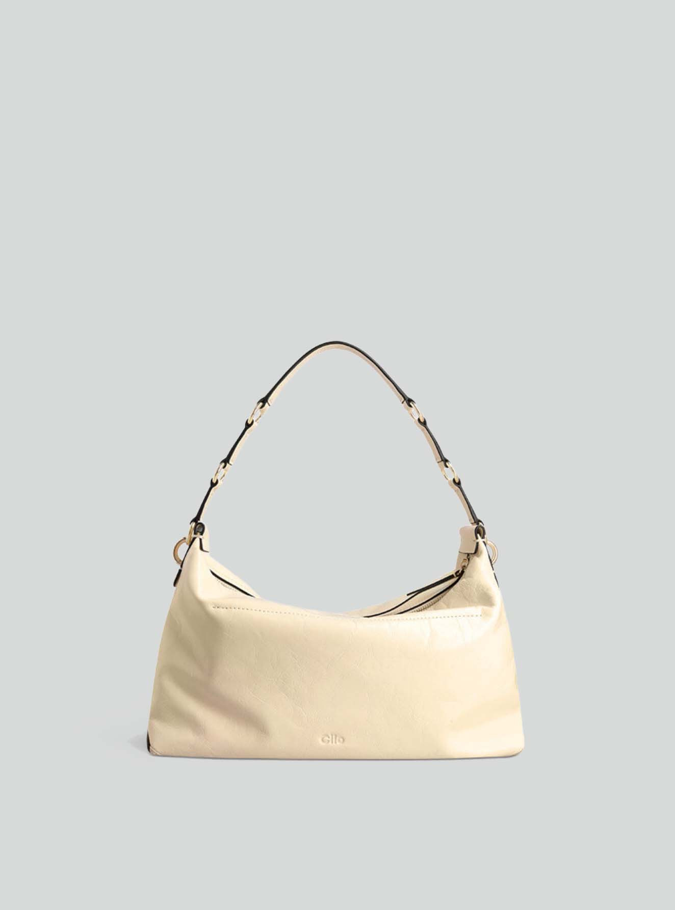 Beige Schoudertas image