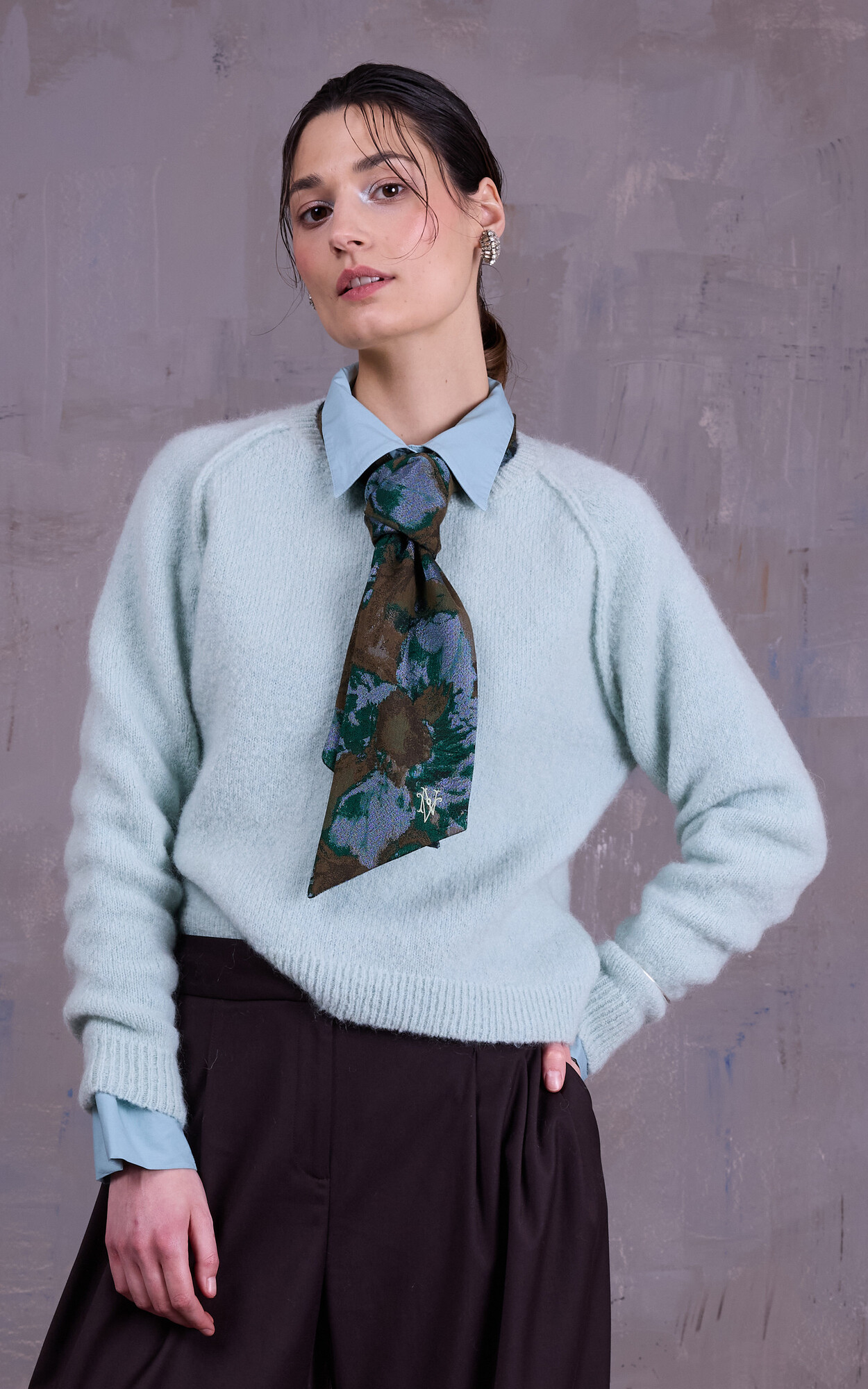 Lichtblauw Sweater/trui