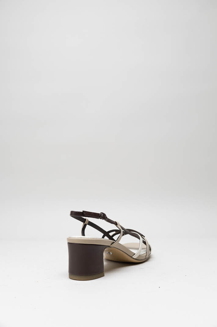 Taupe Sandaal hak image