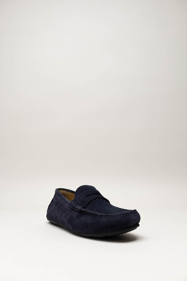 Donkerblauw Mocassin
