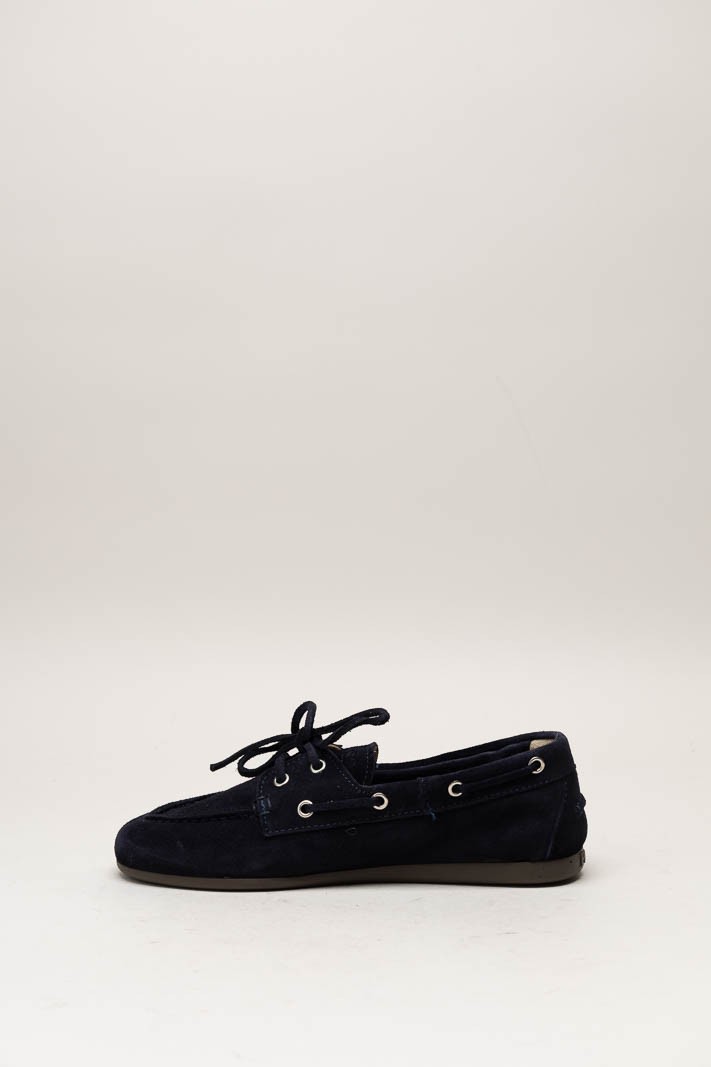 Donkerblauw Bootschoen image