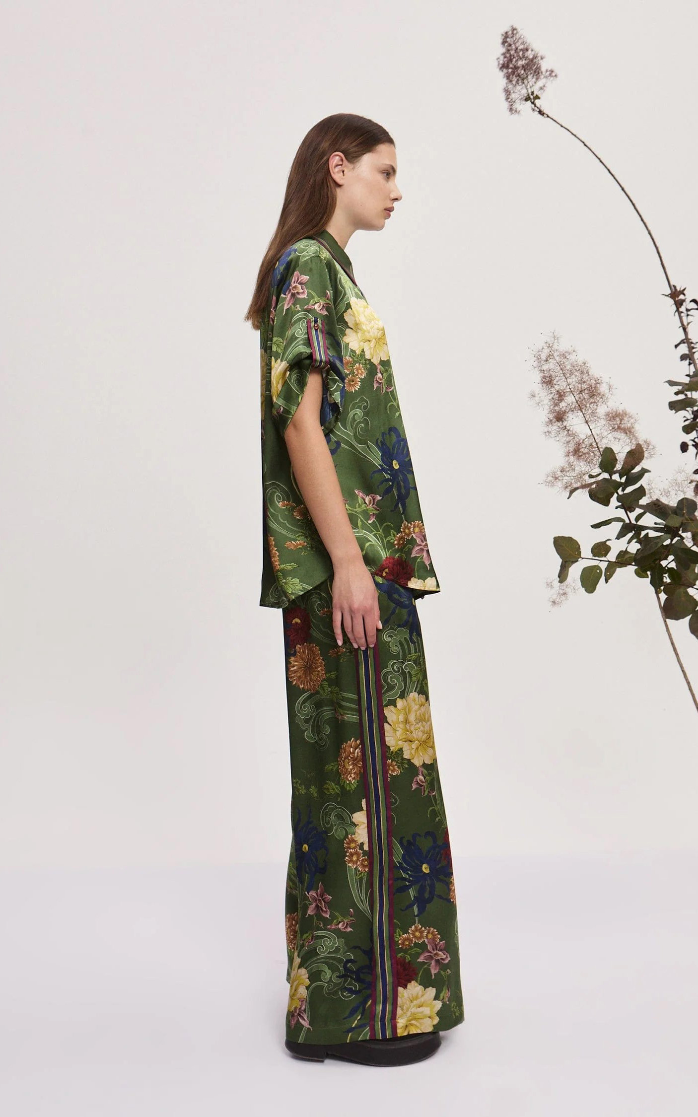 Multi groen Broek