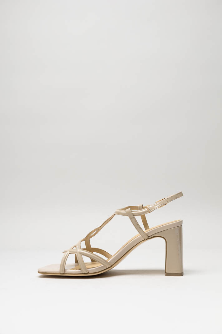Beige Sandaal hak image