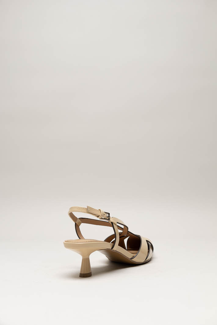 Nude Sandaal hak image