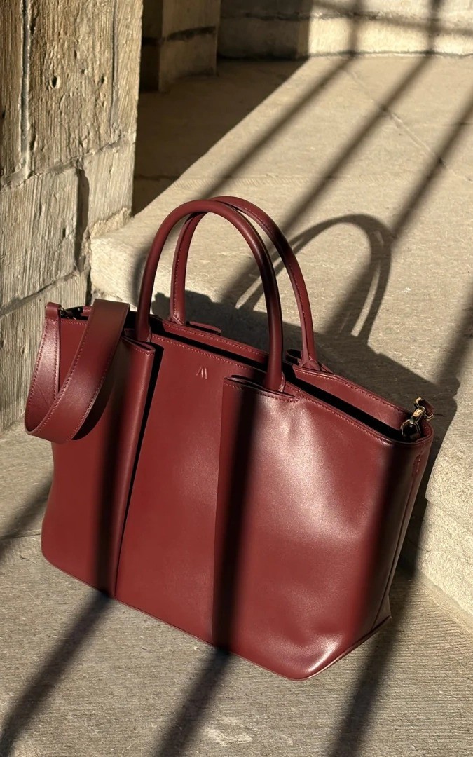 Roodbruin Handtas image