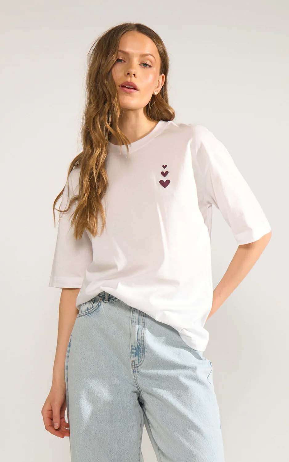 Wit T-shirt/top