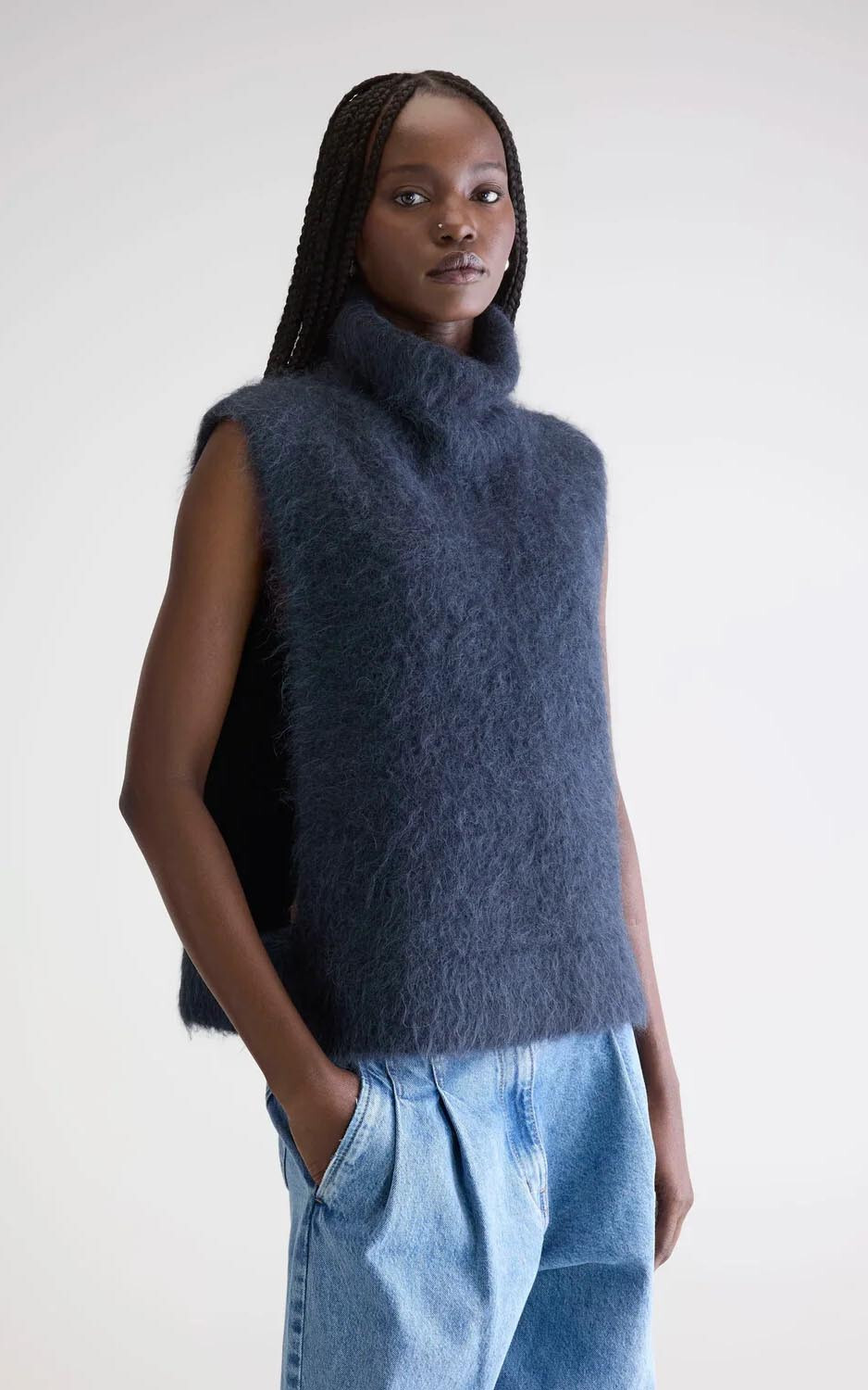 Blauw Debardeur
