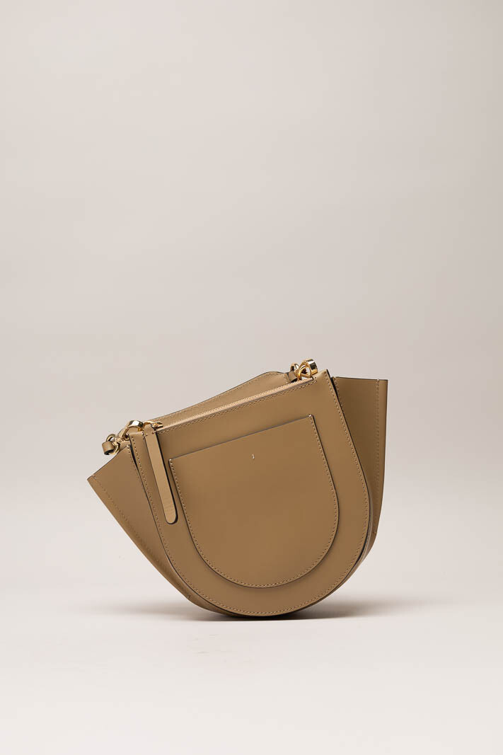 Donkerbeige Handtas image