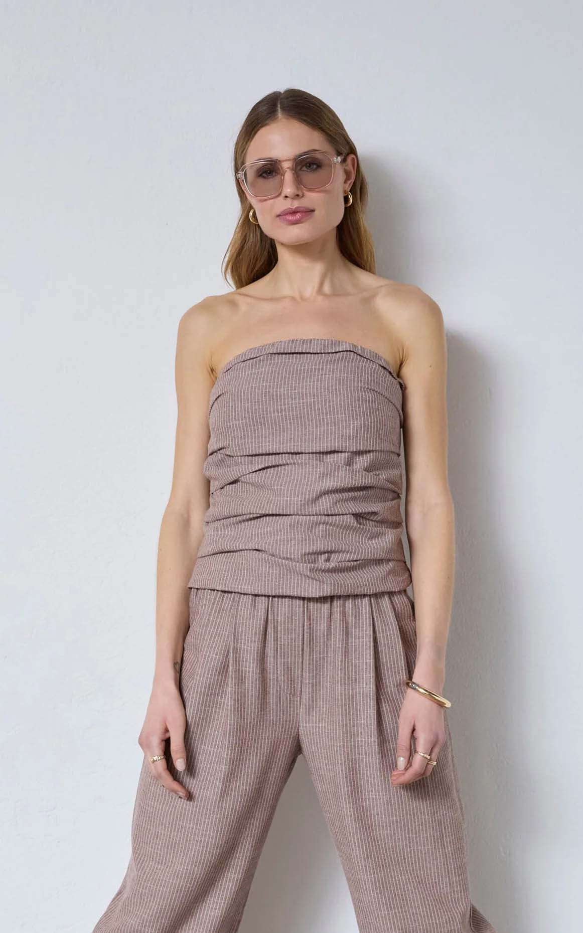Taupe T-shirt/top