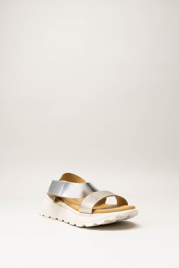 Goud Sandaal sleehak