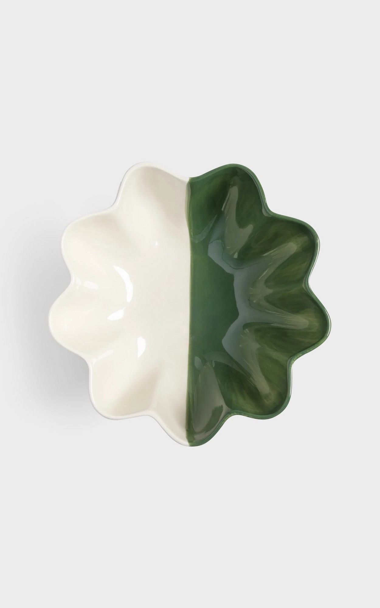 Groen Servies en glazen image