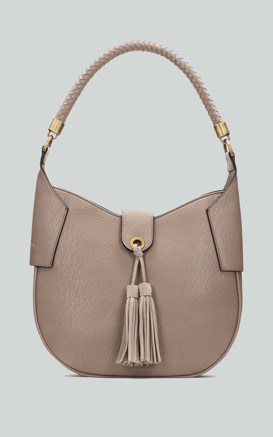 Taupe Schoudertas