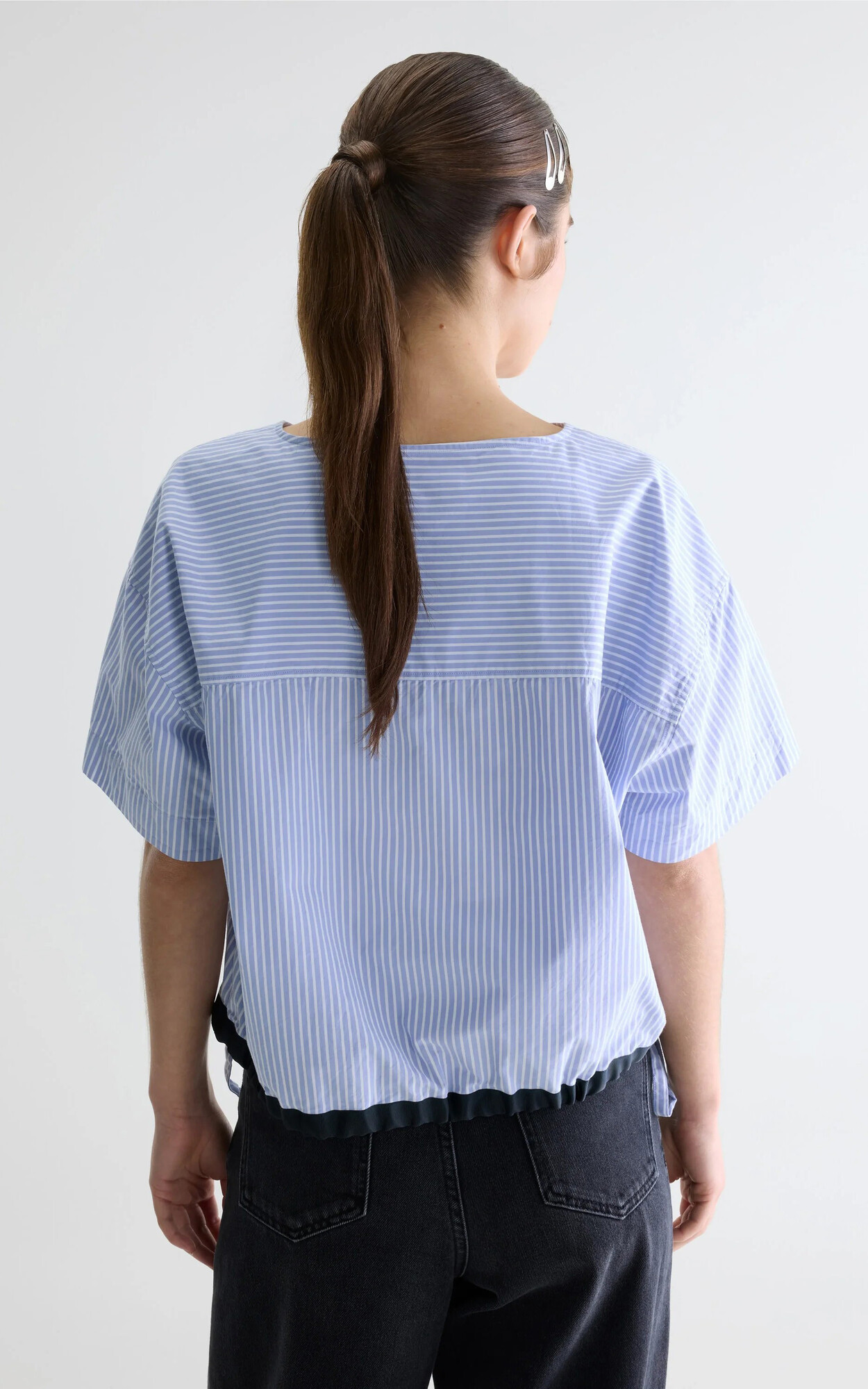 Lichtblauw Blouse