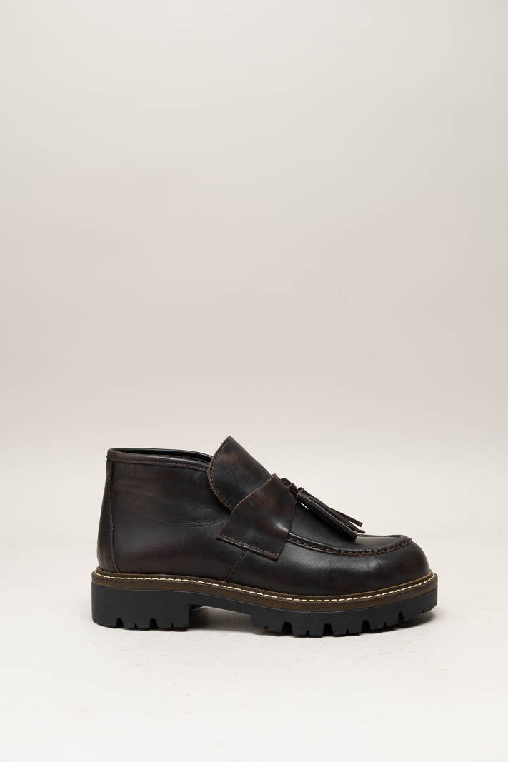 Donkerbruin Mocassin