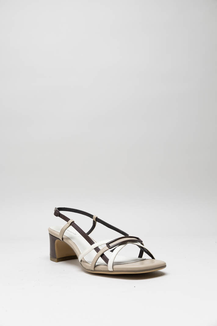 Taupe Sandaal hak image