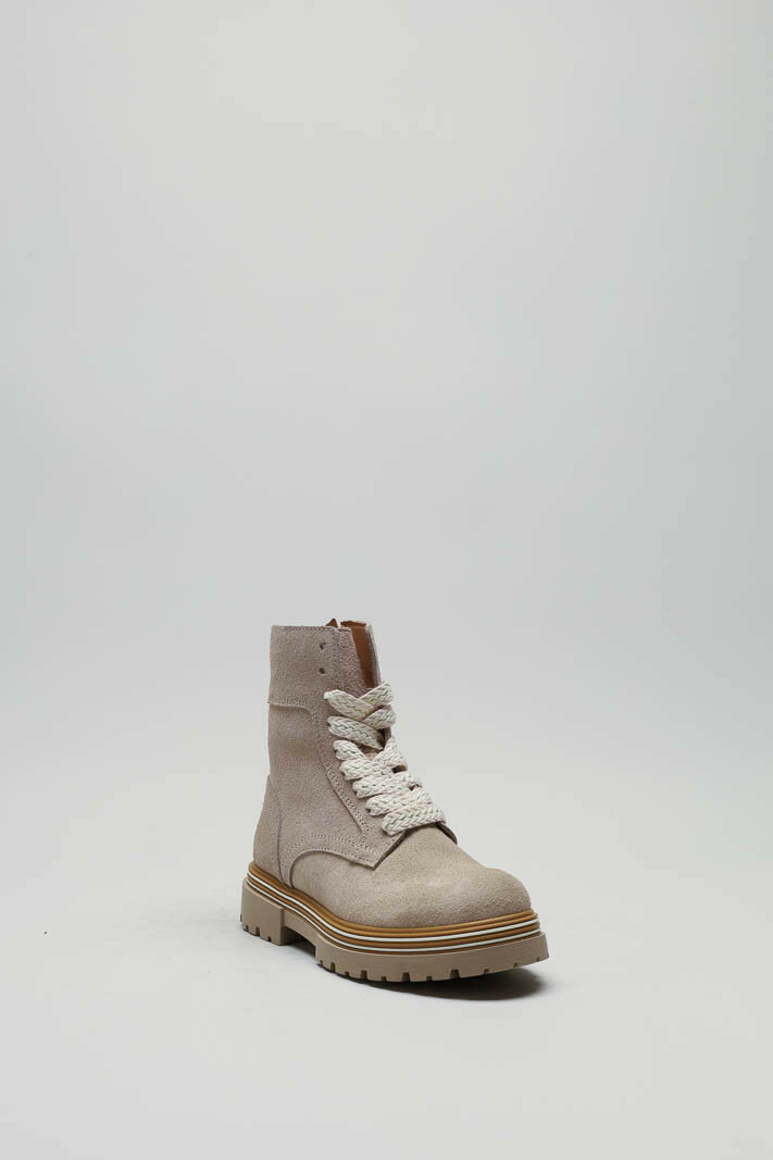 Beige Veterbottine