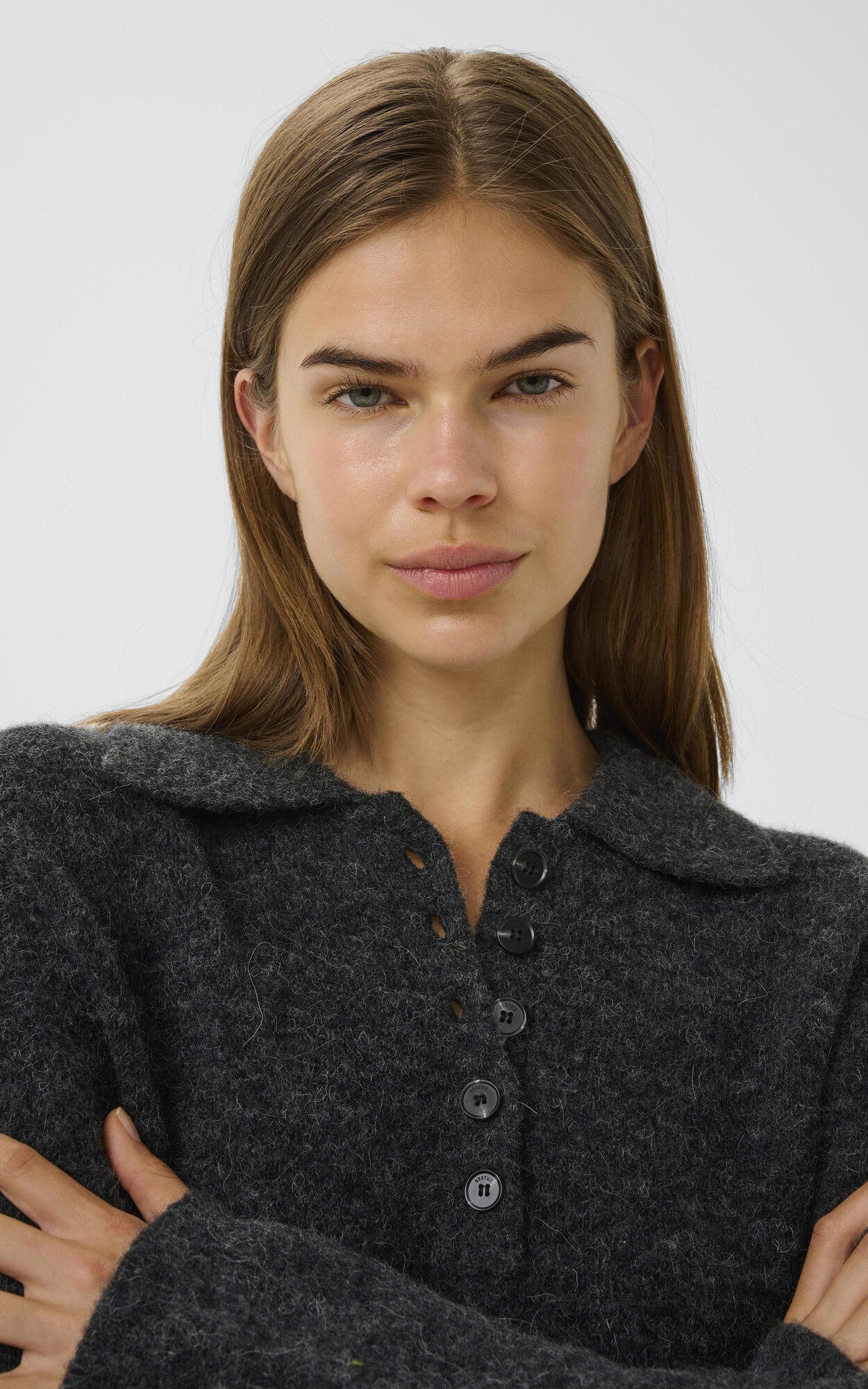 Donkergrijs Sweater/trui image