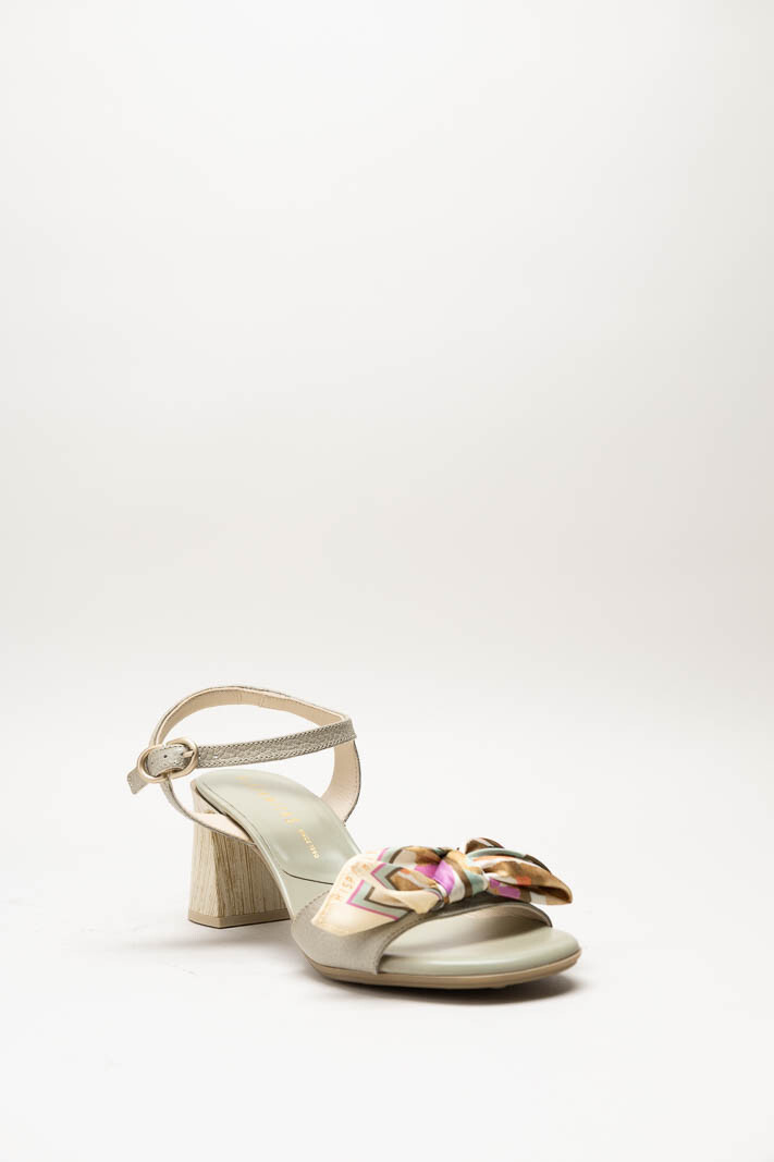 Lichtgroen Sandaal hak