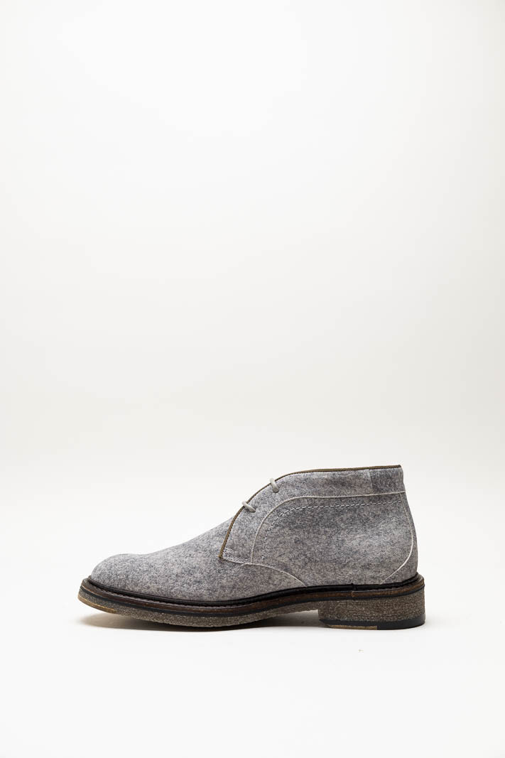 Lichtgrijs Veterschoen hoog image