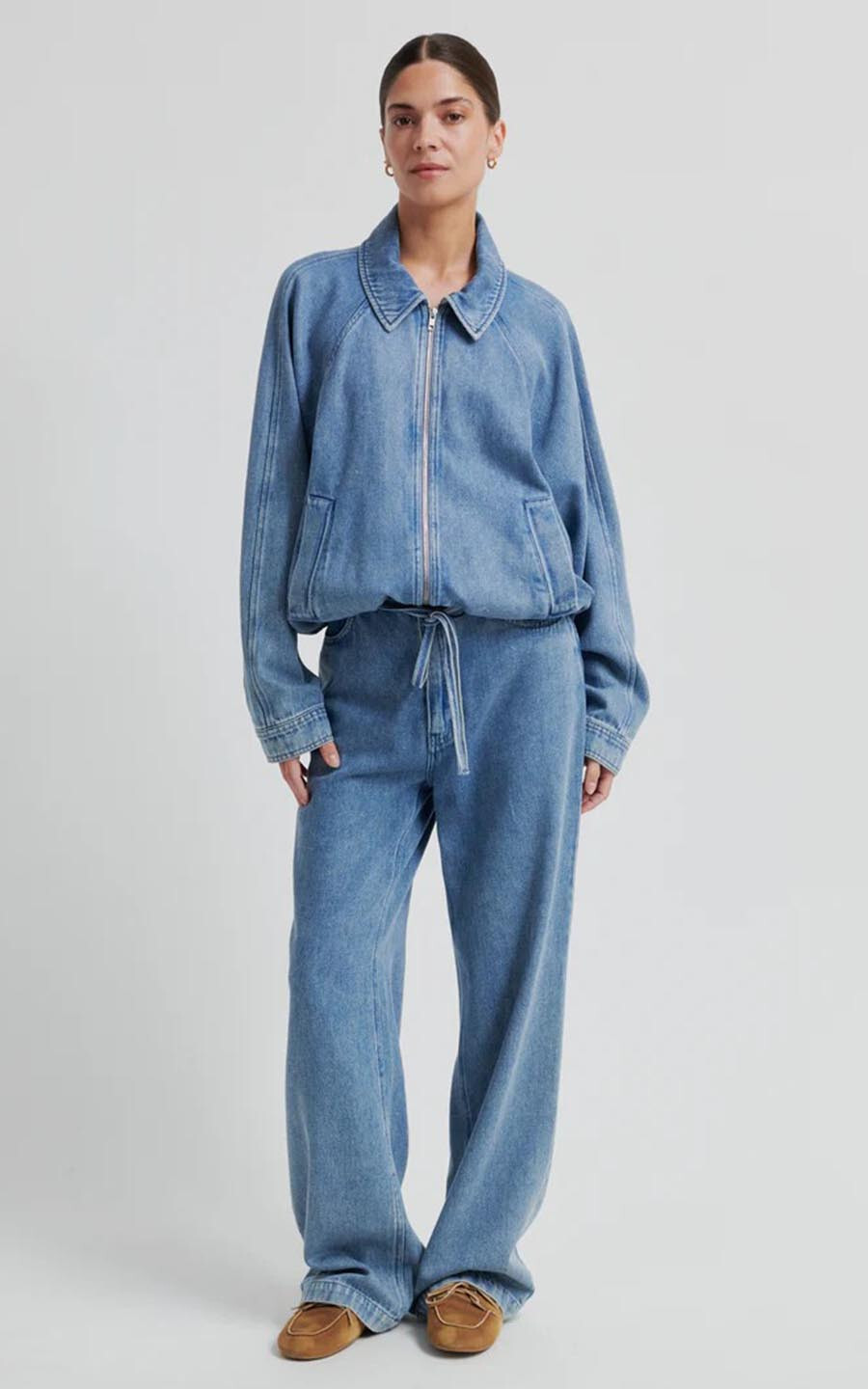 Blauw Jeansbroek image