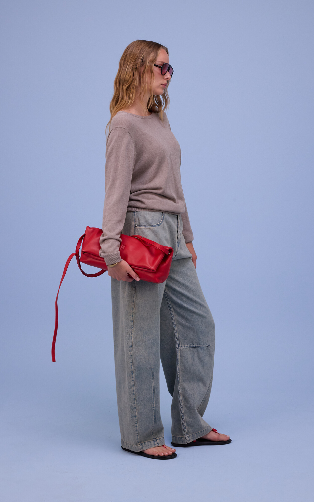 Blauw Jeansbroek image