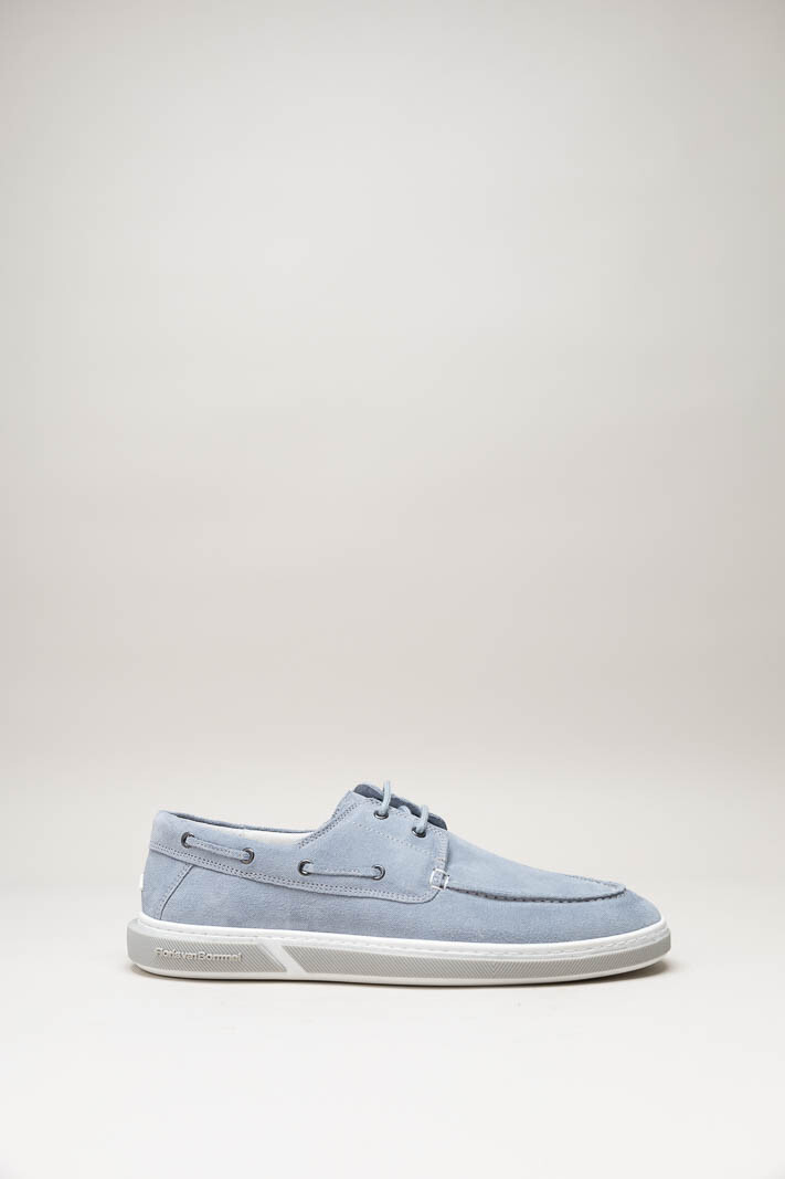 Lichtblauw Bootschoen