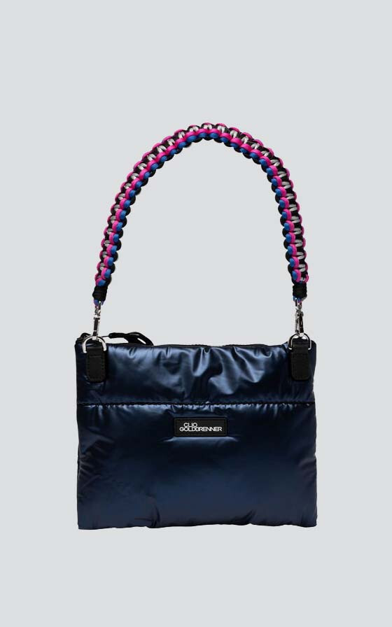 Donkerblauw Schoudertas image