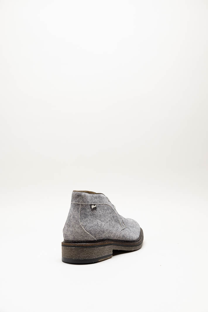 Lichtgrijs Veterschoen hoog image