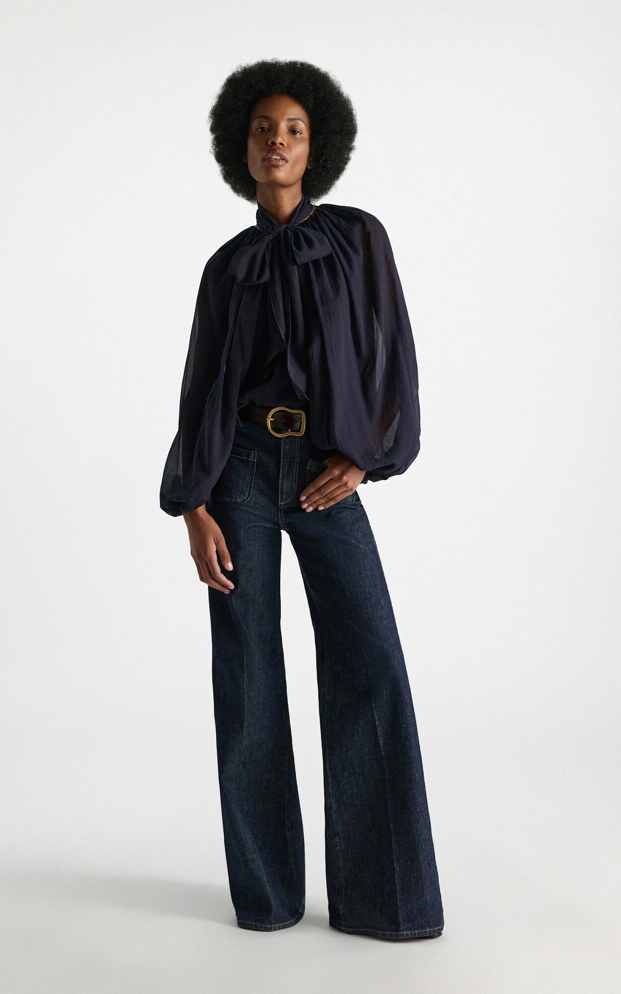 Donkerblauw Jeansbroek image